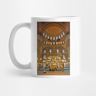 Turkey. Istanbul. Yeni Mosque. Interior. Mug